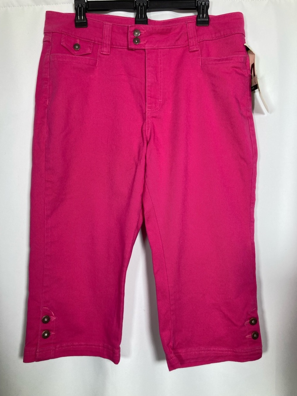 NWT Lee Natural Fit Raspberry Stretch Pants - Size 14 M - Just Below Waist
